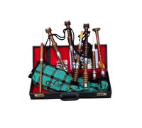 Eccezionale Dimensione Standard Marrone Scozzesi Dragon Cornamusa Palissandro