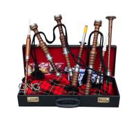 Eccezionale Dimensione Standard Marrone Wallace Cornamusa Palissandro Argento