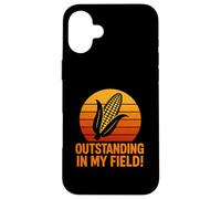 Eccezionale nel mio campo Divertente gioco di parole di verdure del contadino di mais Custodia per iPhone 16 Plus