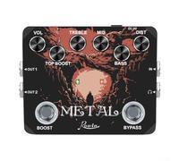 Eccezionale Rowin Metal Boost Distortion Guitar Effect Pedal Dial nel per tuo tono perfetto