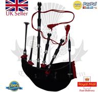 Eccezionale Scozzese Cornamusa Nero Ready To Play Gratuito Tutor Libro Accessori