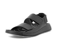 ECCO 2nd Cozmo M Flat Sandal, Uomo, Nero, 45 EU