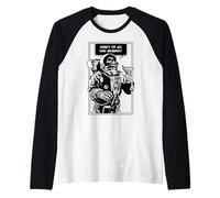 Ecco a Tutti Voi strani Astronauta Teschio Gotico Morto Maglia con Maniche Raglan