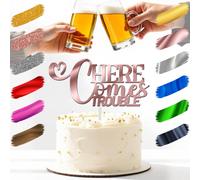 Ecco Arrivare Il Problema Cake Topper Acrilico 3mm Spesso E Classy - 6" E 3.23"