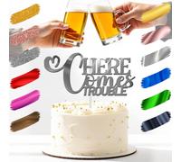 Ecco Arrivare Il Problema Cake Topper Acrilico 3mm Spesso E Classy - 6" E 3.23"