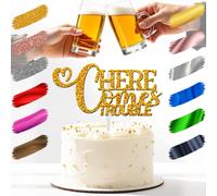 Ecco Arrivare Il Problema Cake Topper Acrilico 3mm Spesso E Classy - 6" E 3.23"