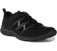 ECCO Basso Taglio Comfort Scarpe da Ginnastica con Lacci Maschile Nero UK 7 - 12
