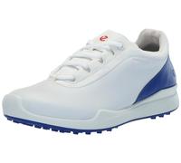 ECCO Biom Hybrid Bny - Scarpe da Golf Impermeabili da Uomo, Bianco/Blu Mazarine, 9-9.5