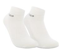 ecco Calze Longlife a taglio basso, bianco