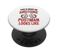 Ecco Come Appare Un Fantastico Postino Lavoratore PopSockets PopGrip Adesivo