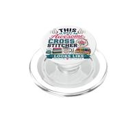 Ecco come appare un fantastico punto croce PopSockets PopGrip per MagSafe