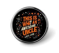 Ecco come appare uno zio fantastico. Spilla con bottone rotondo piccolo, spilla per borsa, accessori per camicie da 1 pollice.