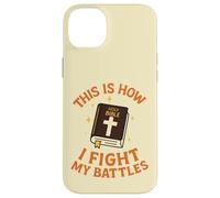 Ecco come combatto la Bibbia delle mie battaglie Custodia per iPhone 14 Plus