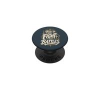 Ecco come combatto le mie battaglie Armatura di Dio cristiana PopSockets PopGrip Adesivo