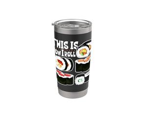 Ecco come mi rotolo - Sushi Bicchiere termico in acciaio inox doppia parete