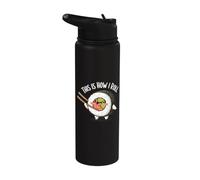 Ecco come realizzo il simpatico gioco di parole per sushi a Stainless Steel Insulated Water Bottle