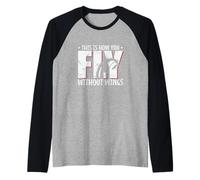 Ecco Come Si vola Senza Ali Hobby Maglia con Maniche Raglan