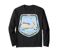 Ecco Come vado io Stile Scooter ironico Maglia a Manica