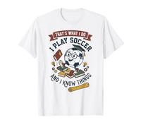 ECCO Cosa Faccio Gioco A Calcio E SO Cose Maglietta