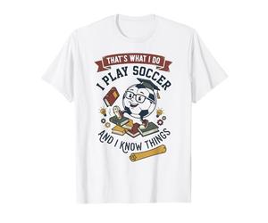 ECCO Cosa Faccio Gioco A Calcio E SO Cose Maglietta