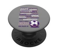 Ecco cosa sono fatte le ragazze di calcio PopSockets PopGrip Adesivo