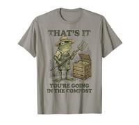 Ecco Cosa stai Andando nel Compost Funny Gardening Frog Maglietta