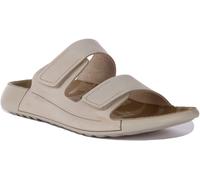 Ecco Cozmo Doppia Cinghia In Pietra Calcarea Mule Beige Donna UK 3 - 9