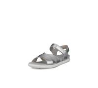 ECCO Damara Sandal, Donna, Argento Puro Metallizzato, 39 EU