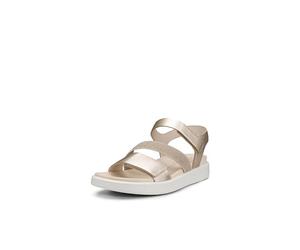 ECCO donna Flowt 2 Band Sandalo, Oro bianco puro, 34/34.5 EU