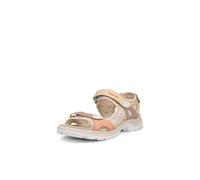 Ecco Donna Offroad 069563 Leather Textile Rose Dust Limestone Sandali 40 EU