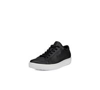 Ecco Soft 60 In Pelle Scarpe Sportive Basse Lace Up Bianche Donna UK 3 - 8