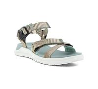 ECCO EXOWRAP, Sandals Donna, Sage/Beige/Ice Flower, 37.5 EU