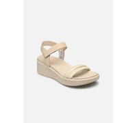 ECCO Flowt LX Wedge W Sandals, Scarpe con Cinturino alla Caviglia Donna, Biege (Limestone), 39 EU