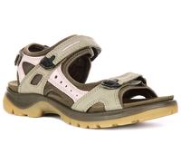 Ecco Offroad Sandalo Da Trekking In Pelle Nubuck Per Donna In Khaki UK 6 - 9