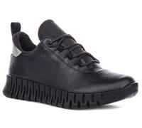 Ecco Gruuv Dritan Nappa Lace Up Elastic Trainer Da Donna In Blu EU 37-42