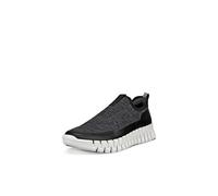 ECCO Gruuv Easy Slip On Sneaker Donna, Nero/Magnete, 8-8.5