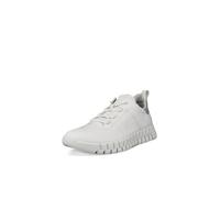 ECCO Gruuv Dritan Nappa Fluidform Elastico Pelle Uomo Sneakers Bianco UK 6 - 13