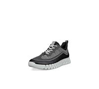 ECCO Gruuv Sneakers Uomo Nero/Magnete/Acciaio Larghezza Regolari, Nero/Magnete/Acciaio, 12