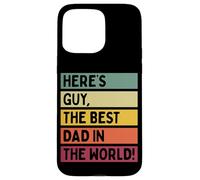 Ecco Guy The Best Dad In The World Father's Day Retro Custodia per iPhone 15 Pro Max