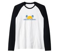 Ecco i Raggi del Sole della Felicità Maglia con Maniche Raglan