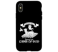 Ecco l'Agnello Di Dio Agnus Dei Custodia per iPhone X/XS
