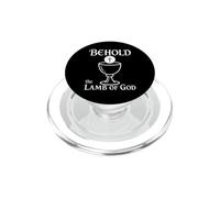 Ecco l'Agnello Di Dio Cattolica Eucaristia Calice PopSockets PopGrip per MagSafe
