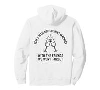 Ecco Le Notti in Cui Non ricorderemo Il tintinnio dei flauti Felpa con Cappuccio