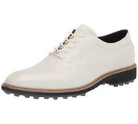 ECCO Men's Classic Hybrid Hydromax Waterproof Golf Shoe, White, 10-10.5