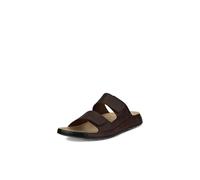 ECCO Men's Cozmo M Flat Sandal, Potting Soil, 6 UK