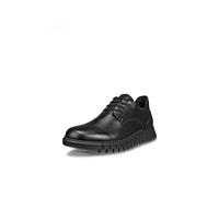 ECCO Men's Gruuv Studio Plain Toe Sneaker, Black/Black, 11-11.5
