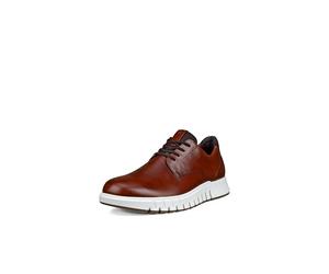 ECCO Men's Gruuv Studio Plain Toe Sneaker, Mink/Mocha, 11-11.5