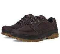 ECCO Men's Rugged Track Moc Toe Low Waterproof Hiking Shoe, Coffee, 9-9.5