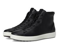 ECCO Men's Soft 7 Premier Hi Top Sneaker, Nero, 9/10 UK
