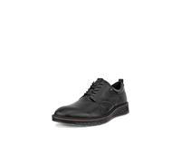 ECCO Men's St. 1 Hybrid Captoe Oxford, Black/Black Outsole, 11-11.5